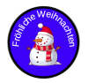 Frhliche Weihnachten sticker