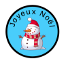 Joyeux Nol sticker