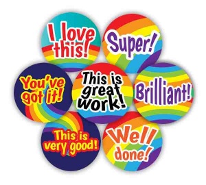 Rainbow Praise Sticker