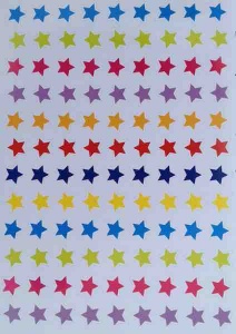 Stars bumper sticker