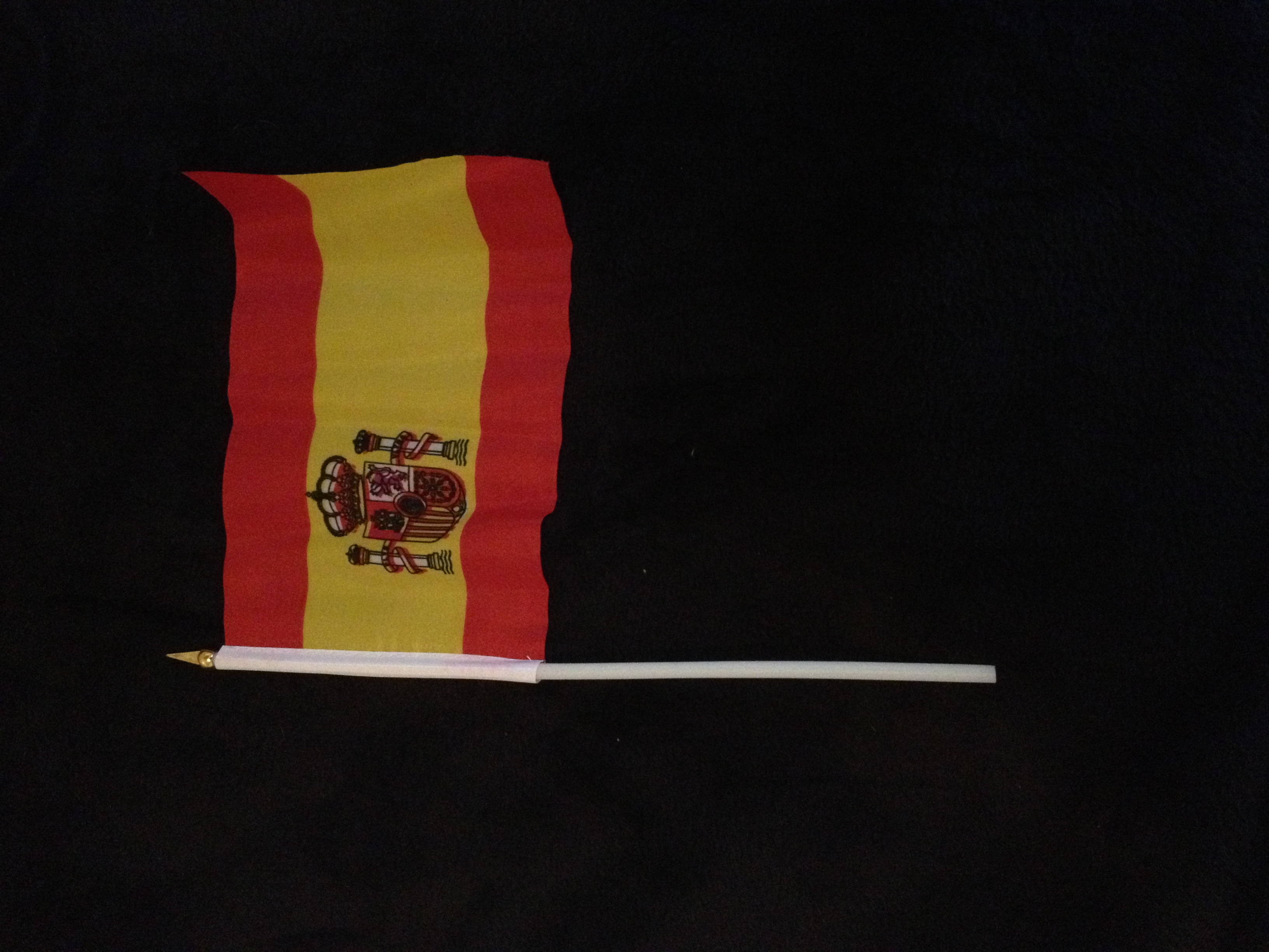 Pique en Bois Drapeau Espagne 6,5cm (144 Unités)