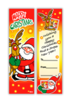 Happy Christmas bookmark