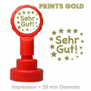 Sehr Gut  Gold Stamper