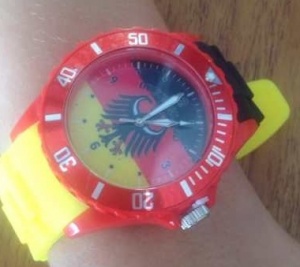 Montre drapeau allemand