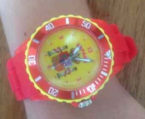 Montre drapeau espagnol